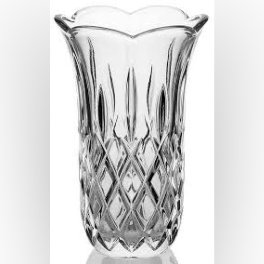 GORHAM CRYSTAL King Edward Pattern 6” Flared Crystal Vase
